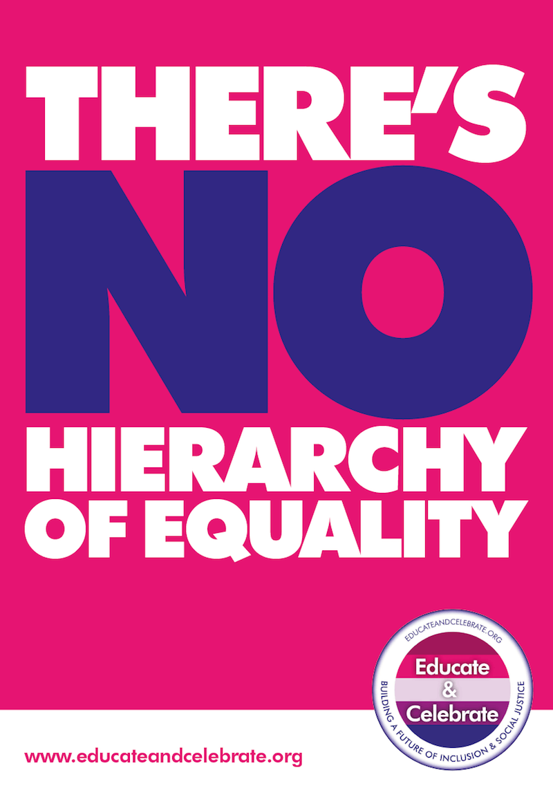 Inclusive policy posters for schools and colleges availble from Educate & Celebrate