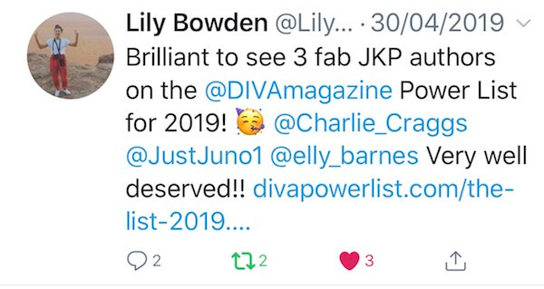 A copy of a tweet from Lily Bowden